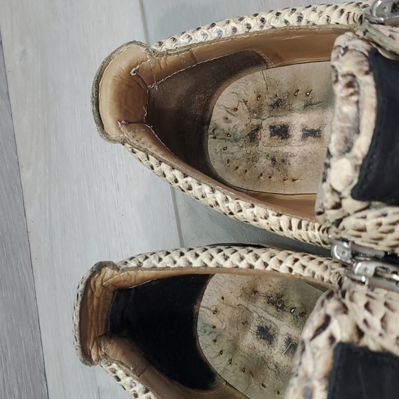 Giuseppe zanotti Mens Snakeskin Zipper Leather sneakers size 40 /6 - Picture 14 of 16